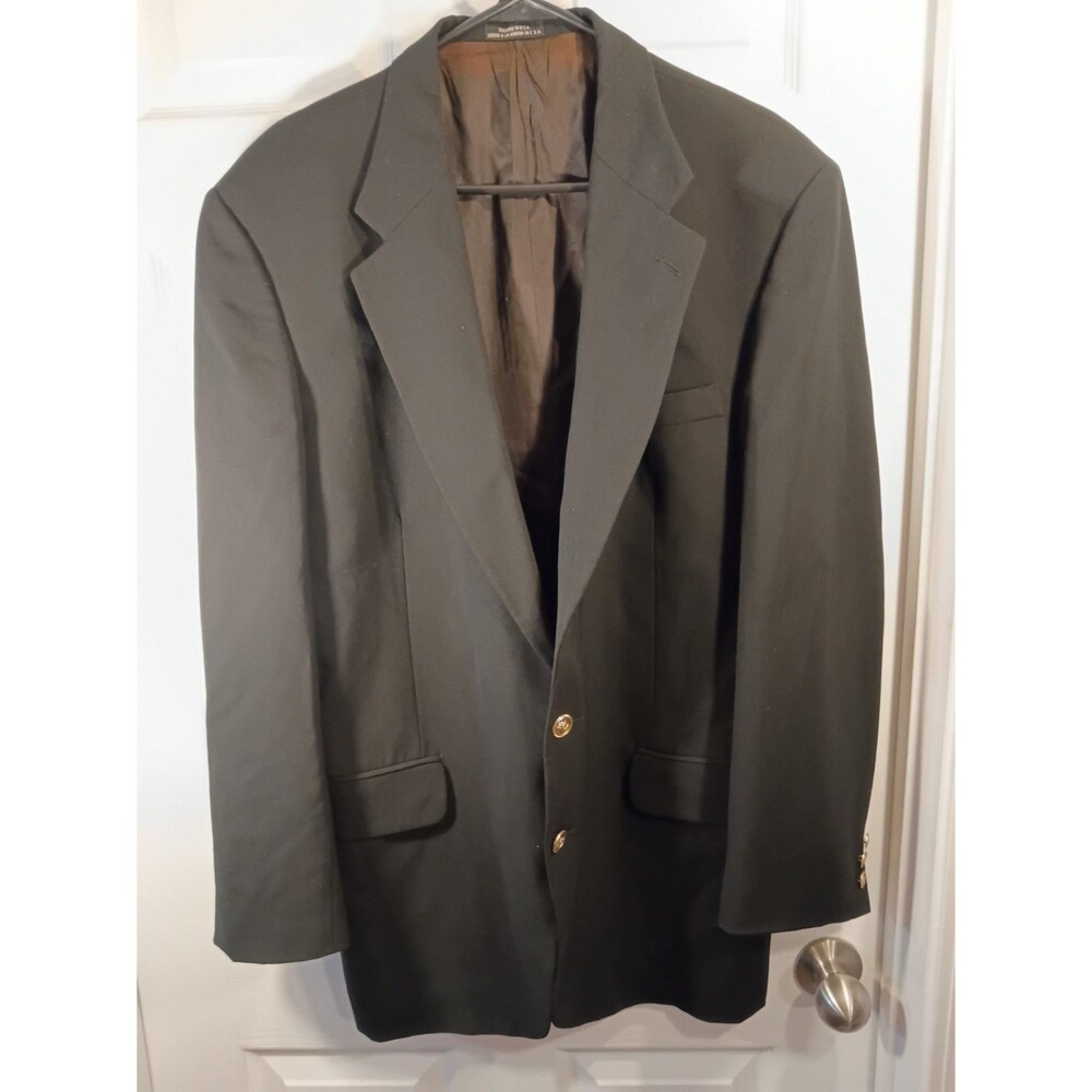 Stafford Blazer Jacket Size Unknown (40)? Long Black